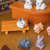 10Pieces Resin Animal Miniatures Figurines For Cake Toppers Birthday Gift Home Desk Decoration For Various Space Handmade Resin Models view 3
