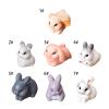 10Pieces Resin Animal Miniatures Figurines For Cake Toppers Birthday Gift Home Desk Decoration For Various Space Handmade Resin Models view 4