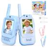 Video Walkie Talkies for Kids Toys, Birthday Gifts for Grandkids, 2 Pack HD Kids Walkie Talkies Long Range Toddler Camera Games, Parent-Child Interaction Girl Outdoor Toys view 1