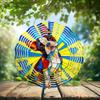 10-Inch Metal Wind Spinner Boston Terrier 3D Dog Wind Spinner, Unique Metal Hanging Kinetic Wind Sculpture Ornament Gifts for Dog Lover Yard Art Garden Patio Lawn Indoor Outdoor Decor view 2