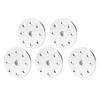 5Pcs Servo Horn Aluminum Alloy, 24 Tooth Spline Hub, High Strength Light Duty Servo Arm with Four M4 Threaded Holes, Servo Motor Coupling Hub for Intelligent Robots and Engineering view 2