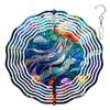 10-Inch Metal Wind Spinner Jellyfish 3D Marine Life Wind Spinner, Unique Metal Hanging Kinetic Wind Sculpture Ornament Gifts for Women Yard Art Garden Patio Lawn Indoor Outdoor Decor view 1