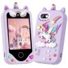 Kids Smart Phone for Girls, Children Christmas Birthday Gift for Age 3, 4, 5, 6, 7, 8 Year Old, Kids Phone Toy with Touchscreen, Dual Camera, Game, Learning Play Toy, Toddler Mp3 Player view 1