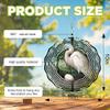 10-Inch Metal Wind Spinner White Heron and Its Egg 3D Bird Wind Spinner, Unique Metal Hanging Kinetic Wind Sculpture Ornament Gifts for Women Yard Art Garden Patio Lawn Indoor Outdoor Decor view 3