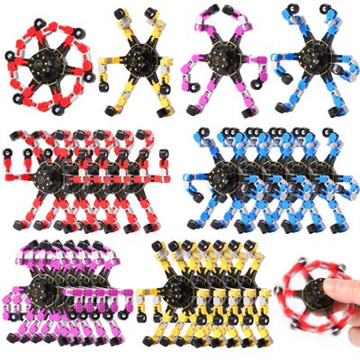 24PCS Transformable Fidget Toys, Fidget Spinners Bulk Robot Party Favors Stress Relief Sensory Toys for Kids 8-13 Fingertip Gyros Goodie Bag Stuffers for Teens Travel Toys