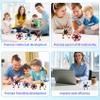 24PCS Transformable Fidget Toys, Fidget Spinners Bulk Robot Party Favors Stress Relief Sensory Toys for Kids 8-13 Fingertip Gyros Goodie Bag Stuffers for Teens Travel Toys view 3