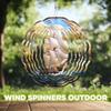 10-Inch Metal Wind Spinner Sailing Ship Under Golden Clouds 3D Wind Spinner, Unique Metal Hanging Kinetic Wind Sculpture Ornament Gifts for Women Yard Art Garden Patio Lawn Indoor Outdoor Decor view 4