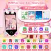 Kids Smart Phone for Girls Gifts, Toddler Christmas Birthday Gift for Age 3, 4, 5, 6, 7, 8 Year Old, Kids Phone Toy with Touchscreen, Dual Camera, Game, Kid Mp3 Player, Learning Play Toy view 2