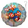 10-Inch Metal Wind Spinner Clownfish and Corals 3D Marine Life Wind Spinner, Unique Metal Hanging Kinetic Wind Sculpture Ornament Gifts for Women Yard Art Garden Patio Lawn Indoor Outdoor Decor view 1