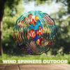10-Inch Metal Wind Spinner Clownfish and Corals 3D Marine Life Wind Spinner, Unique Metal Hanging Kinetic Wind Sculpture Ornament Gifts for Women Yard Art Garden Patio Lawn Indoor Outdoor Decor view 4
