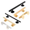 KiBcsLic Fingerboards Rail Finger Boards Training for Parks Gifts Educational Toy Gift Aluminum Alloy Accessory Finger Skateboard Rail, Round Gold view 4