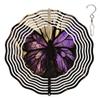 10-Inch Metal Wind Spinner Purple Butterfly 3D Wind Spinner, Unique Metal Hanging Kinetic Wind Sculpture Ornament Gifts for Women Yard Art Garden Patio Lawn Indoor Outdoor Decor view 1