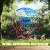 10-Inch Metal Wind Spinner Orange Starfish 3D Marine Life Wind Spinner, Unique Metal Hanging Kinetic Wind Sculpture Ornament Gifts for Women Yard Art Garden Patio Lawn Indoor Outdoor Decor view 4