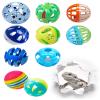 DIYUQISHI 10-Pack Bearded Dragon Enrichment Toys Interactive Balls Set for Reptiles Play Explore Hide view 1