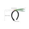 2pcs Festival Headband: Mardi Gras Headdress Cosplay Hair Band - Fake Green Onion Shape Party Headwear - Holiday Gathering Party Decoration view 2