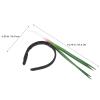 2pcs Festival Headband: Mardi Gras Headdress Cosplay Hair Band - Fake Green Onion Shape Party Headwear - Holiday Gathering Party Decoration view 4