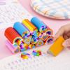 6 Pcs Heart Painting Erasers Rainbow School Supplies for Art Projects Soft Pencil Eraser Students Pencil Love Heart Eraser Rainbow School Supplies view 4