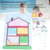 TOPINCN Room Decor Felt Story Board, Preschool Learning Activities Felt Board Learning Interactive Play Kit Wall Hanging for Toddlers Kids view 4