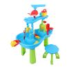 TOPINCN Kids Sand and Water Table, 3 Tier Large Activity Play Table with Slide and Storage, Modular Design for Outdoor Indoor Play, Beach Yard Home Kindergarten view 1