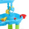 TOPINCN Kids Sand and Water Table, 3 Tier Large Activity Play Table with Slide and Storage, Modular Design for Outdoor Indoor Play, Beach Yard Home Kindergarten view 4
