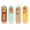 4Pcs Cartoon Retractable Rubber Pencil Erasers Refillable Push Pull Erasers for Student Classrooms Homework Eraser view 1
