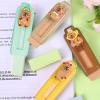 4Pcs Cartoon Retractable Rubber Pencil Erasers Refillable Push Pull Erasers for Student Classrooms Homework Eraser view 4