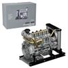 4 Cylinder Metal Engine Model Kit That Works, 1/10 Mini OHV Inline L4 Engine Model with Cooling System, 300Pieces Mechanical Car Engine Educational Experiment -DM115 view 1