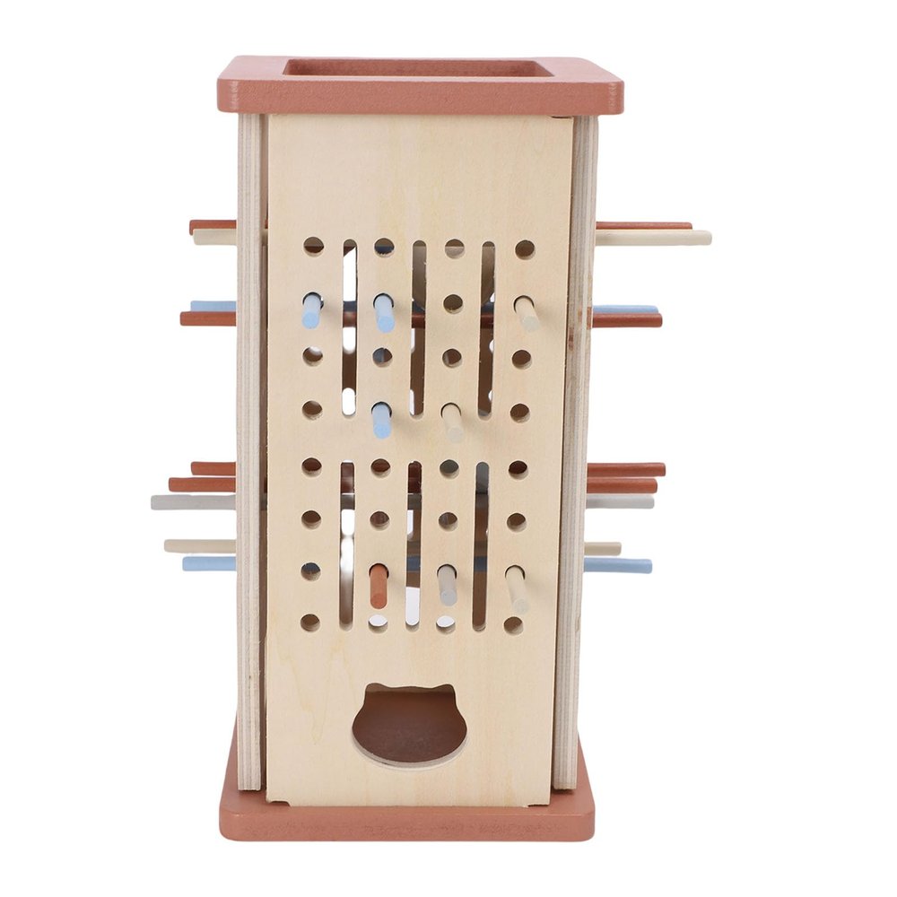 Alomejor Game Wooden Board Game, 32 Colorful Sticks, Dice, 4 Balls for Kids 3-6 Years, Fine Motor Skills Development