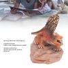 TOPINCN Dinosaur Model Toy, Landscape Model Toy Simulation Static Animal Dinosaur Figure with Landscape Platform for Collection and Display view 3