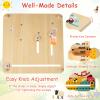 Costzon Montessori Kids Daily Learning Clock Toy, Wooden Educational Learning Clock Toy About Season, Weather, Day, Night, Month, Week & Date, Toddlers Daily Calendar for Preschool Boys Girls Aged 3+ view 4