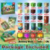 200 PCS Magnetic Blocks with Light Up Blocks - Magnetic Building Blocks, Magnetic Construction Cube Toys, STEM Sensory Learning Toys, Easter Christmas Birthday Gifts for Toddlers Boys and Girls Age 3+ view 2