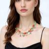 Bohemian Alloy Sun And Moon Multi Pendant Necklace,multicolored,44+7cm view 2