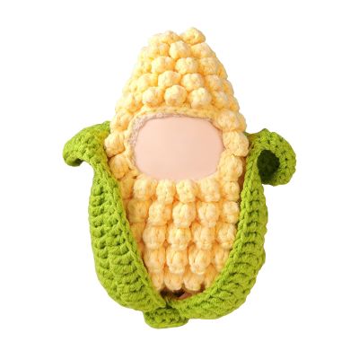 YUEYOUMI 17cm Crocheted Doll Cute Corn Crossbody Bag Not Included Shoulder Strap