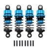 4Pcs Aluminium Oil Shock Absorbers For 1/10 Scale RC Drift Cars Compatible With TT02 Chassis Upgrade Parts view 1