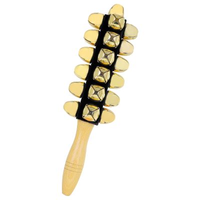 Child Safe Wooden Metal Handheld Bells Musical Instrument for Preschool Classroom Or Home Learning Activities Percussion