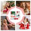 Kids Pretend Makeup - Christmas Themed Cosmetic Kit, Odorless Safe playSet, Realistic Role playCollection | Educational Toy 3-5 Preschool Kindergarten Home Game Room view 4