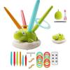 Spin-ning Dinosaur Jump Toy - 3-in-1 Dinosaur Rocket Launcher, & Musical Jumping, with Remote Control 4 Dino Rockets, Indoor & Outdoor Sports Boys Girls Gift view 1