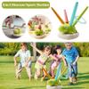Spin-ning Dinosaur Jump Toy - 3-in-1 Dinosaur Rocket Launcher, & Musical Jumping, with Remote Control 4 Dino Rockets, Indoor & Outdoor Sports Boys Girls Gift view 3