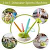 Spin-ning Dinosaur Jump Toy - 3-in-1 Dinosaur Rocket Launcher, & Musical Jumping, with Remote Control 4 Dino Rockets, Indoor & Outdoor Sports Boys Girls Gift view 4