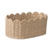 Small Storage Basket, versatile, functional,  ergonomic compact Cute Woven Nursery Bins, & Boxes Dresser Bathroom, Entryway Table Closet Counter Sofa | Multipurpose Outdoor Indoor Utility view 1