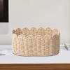 Small Storage Basket, versatile, functional,  ergonomic compact Cute Woven Nursery Bins, & Boxes Dresser Bathroom, Entryway Table Closet Counter Sofa | Multipurpose Outdoor Indoor Utility view 3