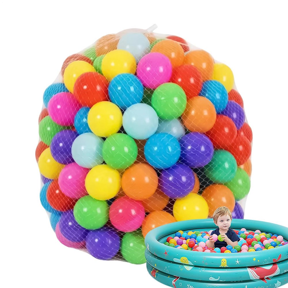 Ball Pit Toys Colorful Grip Spheres, Thickened Play Balls, Vibrant Activity Pieces, Soft-Touch Training Items | Indoor Accessories Used During Movement Enhancing Playful Interaction