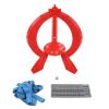 Balloon Pop Game, Boom Tabletop Game With Balloons, 9 Sticks, Dice, Stand, Red Frame,Funny Indoor Party Game for Ages 18+ Balloon Challenge Toy view 2