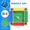 Buildopia Shut The Box Dice Game, 4-Player Family Wooden Board Table Math Games for Adults and Kids, Fun for Classroom, Home, Party, Pub & Camping Strategy Game, Travel Size view 4