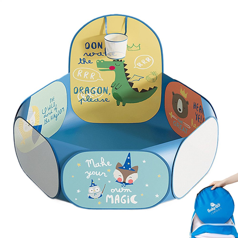 Ball Pit - Folding Playpen Play Tent | Ball Play Pool | for Boys Girls Indoor Outdoor Living Room Bedroom Playroom Nursery Kindergarten