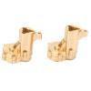 BowyTrading Brass Rear Axle Portal Housing Cover Set, Durable Outer Portal Drive Housing, Heavy Brass Upgrade for RC Crawler Cars, Improve Performance with High Accuracy Simulation Design, Per view 3