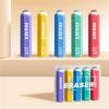 5PCS Novelty Erasers Easy Erasing Hexagon Shape for Students Sketching Learning Tools S Stationery Pencil Eraser Set view 3