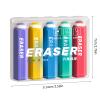 5PCS Novelty Erasers Easy Erasing Hexagon Shape for Students Sketching Learning Tools S Stationery Pencil Eraser Set view 4