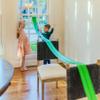 FlexTrack 5000 Flexible Race Car Track for Kids Toy with Suction Cups Compatible with Hot Wheels & Diecast 1/64th Cars and More 15 FT Long Rolls Up Portable Racetrack - 2026 Version (Nitro Green) view 2
