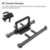 RC Car Front and Rear Bumpers for - 4, RC Crawler Replacement Parts, Aluminum Alloy Bumpers with Classic Split Design, Durable Front Rear Bumper for 1/10 Scale Remote Control C view 2